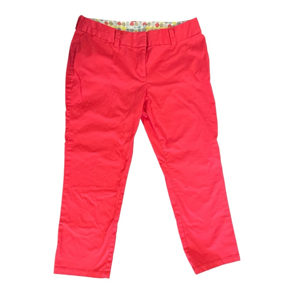 Boden Coral Red Pants Size 10 L - Picture 9 of 9